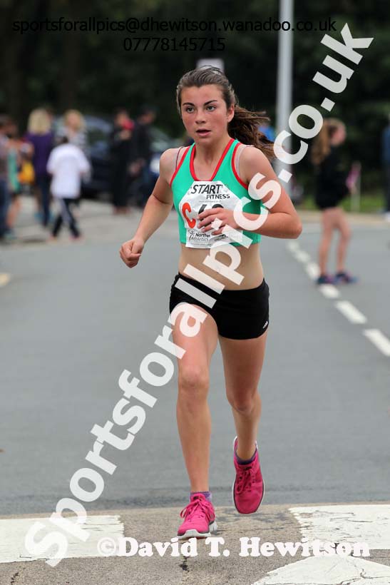 Girls under-13s Northern Road Relays, Warrington. Photo: David T. Hewitson/Sports for All Pics